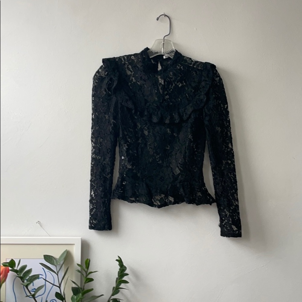 Reformation sexy lace top